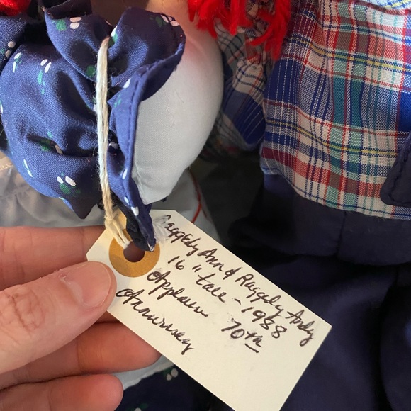 1988 Raggedy Ann & Raggedy Andy - Picture 2 of 7